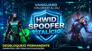 Spoofer HWID Vitalício – Vanguard (Valorant & LoL)