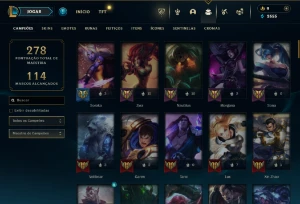 CONTA LOL- LVL 151 - 95 Champions - 70 Skins - FULL ACESSO - League of Legends