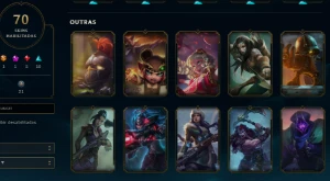 CONTA LOL- LVL 151 - 95 Champions - 70 Skins - FULL ACESSO - League of Legends