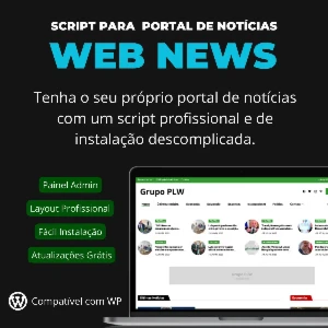 WEBNEWS – Script para Portal de Site de Notícias - WordPress