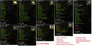 Cra Ôm30+ Servidor ILYZAELLE full scrolls e equips (100Mk+) - Dofus