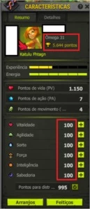 Cra Ôm30+ Servidor ILYZAELLE full scrolls e equips (100Mk+) - Dofus
