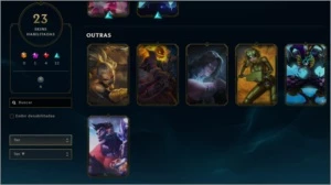 Conta do LoL com 23 Skins - League of Legends