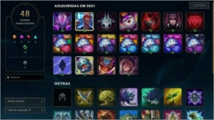 Conta do LoL com 23 Skins - League of Legends