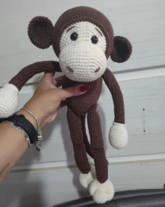 Macaco Brother Brown - Artesanato e Personalizados
