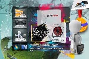 Rhinoceros 7 em Pt + Panther 3D 2.0 - Serial De Ativação - Softwares e Licenças
