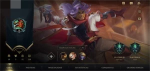 Conta League of Legends Wild Rift Platina - League of Legends: Wild Rift LOL WR
