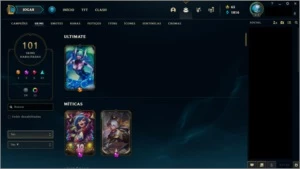 Conta LoL 4 anos, mmr Diamante 1. Nivel 412/101 Skins - League of Legends