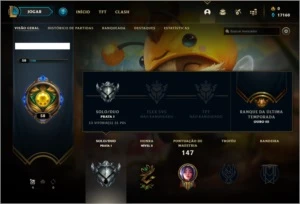 Conta prata 1 com 37 champs e 11 skins - League of Legends LOL