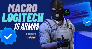 Macro Logitech CS2 PRO – 16 Armas | Gamers Club | G HUB - Counter Strike