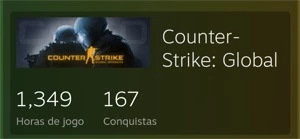 STEAM NÍVEL 60 CSGO COM MEDALHAS - Counter Strike
