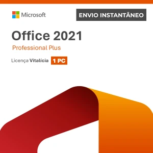 Licença Office 2021 Pro Plus, 32/64 Bits - Chave Vitalícia