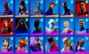 Conta fortnite com temporada 3 e 120 skins