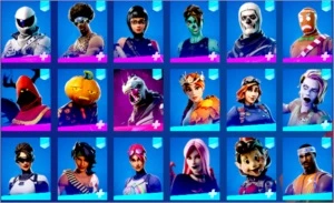 Conta fortnite com temporada 3 e 120 skins