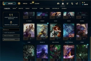 Conta ouro 4 com 25 Champs e 3 Skins ( EMAIL NÃO CONFIRMADO) - League of Legends LOL
