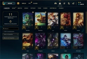 Conta ouro 4 com 25 Champs e 3 Skins ( EMAIL NÃO CONFIRMADO) - League of Legends LOL