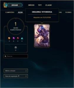 Conta Prata 4 - League of Legends LOL