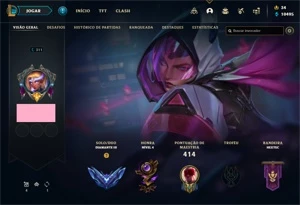 CONTA NO LOL DIAMANTE 3 - League of Legends