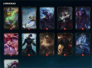 CONTA NO LOL DIAMANTE 3 - League of Legends