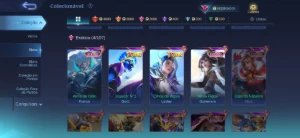 Conta Mobile legenda MLBB - 363 skins - Mobile Legends