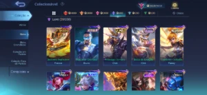 Conta Mobile legenda MLBB - 363 skins - Mobile Legends