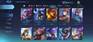 Conta Mobile legenda MLBB - 363 skins - Mobile Legends