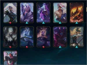 D3 | 121 Skins - League of Legends LOL