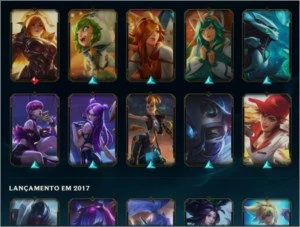 D3 | 121 Skins - League of Legends LOL