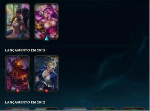 D3 | 121 Skins - League of Legends LOL