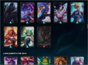 D3 | 121 Skins - League of Legends LOL
