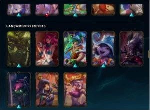 D3 | 121 Skins - League of Legends LOL