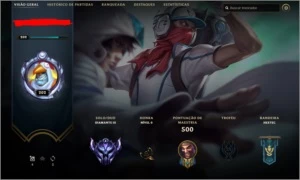 CONTA D3 GANHANDO MUITO PDL WINRATE BOM E MUITA SKIN - League of Legends LOL