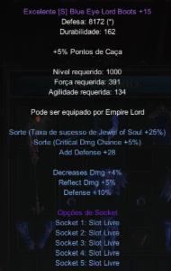 Megamu - Blue Eye Dl Fo+15 Full Skt - MU Online