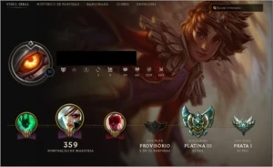 Conta PLATINA 3 110 CAMPEÕES 18.5K EM SKINS - League of Legends LOL