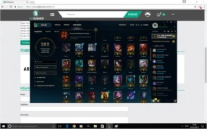 Conta lol, 82 champs, 2 pag runa, 10 skins, bronze II - League of Legends