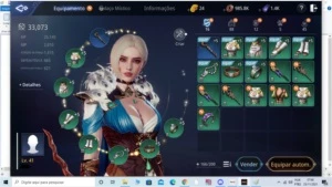 Conta mir4 NA34 lv 41-33kPoder Bicheon 100% Vale80%