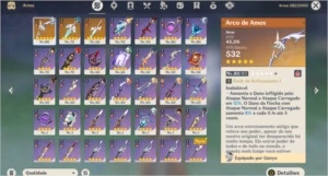 CONTA GESNHIN: HUTAO, GANYU, EULA, DILUC C1,OUTROS 5* E AMOS - Genshin Impact