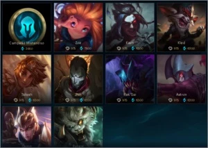 Conta league of legends gold 4 LOL