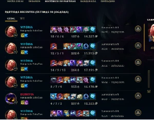 Conta Mestre League of Legends Upada a Mão MMR BOM LOL