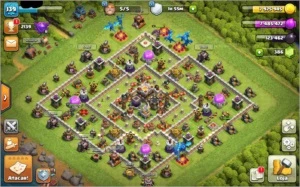 Vila Clash Of Clans CV11