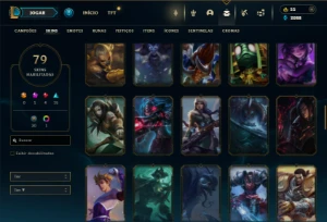 Unranked com TODOS os Champs e 79 Skins (Criada em 2012) - League of Legends LOL