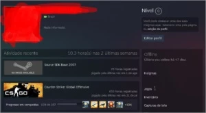 CONTA PRIME LVL16 GC - Counter Strike CS