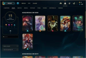 CONTA SMURF PLATINA 4 - League of Legends LOL