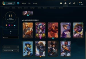 CONTA SMURF PLATINA 4 - League of Legends LOL