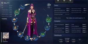 CONTA MIR4 - TAOISTA 73 - 86K DE POWER SEM CLÃ