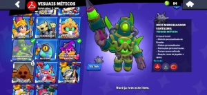 Conta brawl stars 2 lendários, kenji mangá, Nita Dustin, e a
