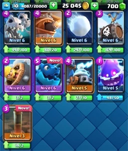 CONTA CLASH ROYALE 06 ANOS - PROMOÇÃO!!!