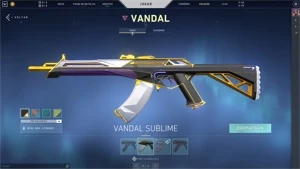 Conta Valorant Vandal Gaia e Vandal Sublime e Karambit