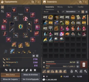 Conta black desert full endgame