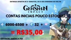 Genshin Impact - Contas Iniciais